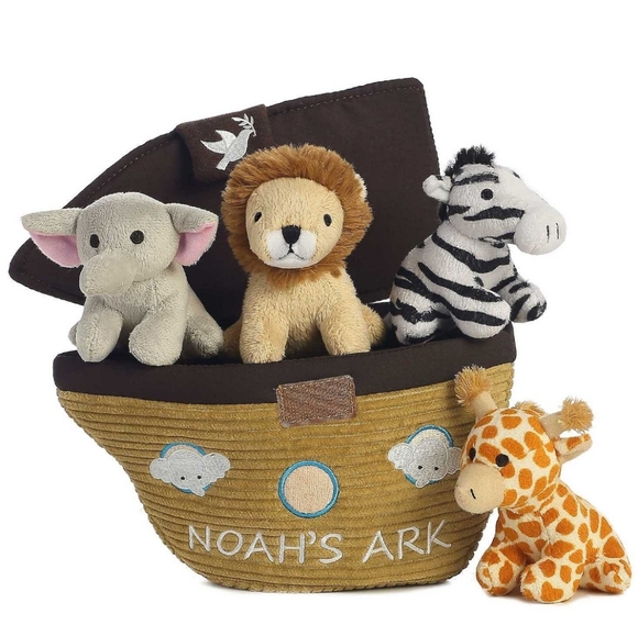 Ebba Other - Nwt! Ebba Small Multicolor Baby Talk 8" Noah's Ark Engaging Baby Stuffed Animal